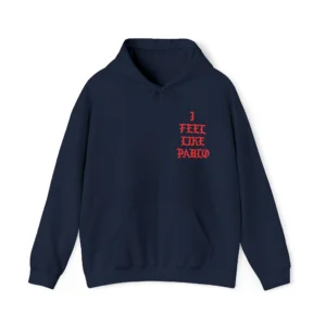 I Feel Like Pablo Kanye Tour Merch Hoodie Navy Blue