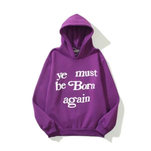 Purple Ye Must Be Born Again Stranger Things Hoodie