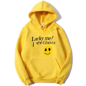 Kanye West Lucky Me I See Ghosts Yellow Women Hoodie