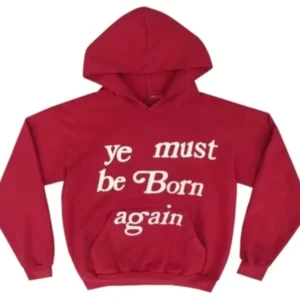 Kanye West Ye Must Be Born Again Red Hoodie